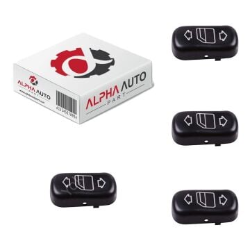 4 Adet Mercedes C Class W202 1994-2000  Cam Düğmesi Kapağı