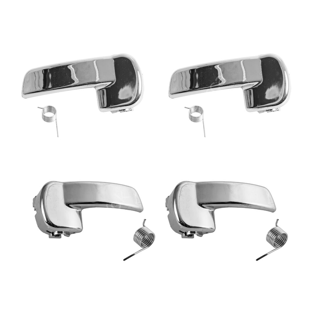 Nissan Qashqai J10,JJ10 için Krom İç Kapı Kolu-Ön-Arka-Sağ-Sol-SET