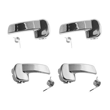 Nissan Qashqai J10,JJ10 için Krom İç Kapı Kolu-Ön-Arka-Sağ-Sol-SET