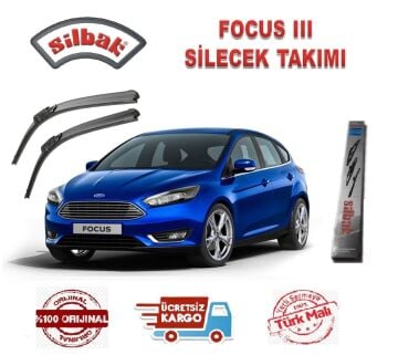 Focus 3 Ön Silecek Süpürge Takımı 2 Adet Silbak 2011-2018