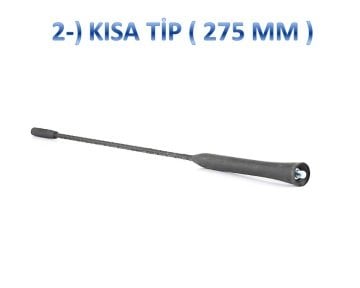 Ford Fiesta Tavan Anten Ve Gövde Takımı Uzun Kısa 2012-2017 KISA