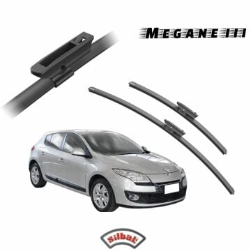 Renault Megane III Ön Silecek Takımı 60*40 cm Silbak