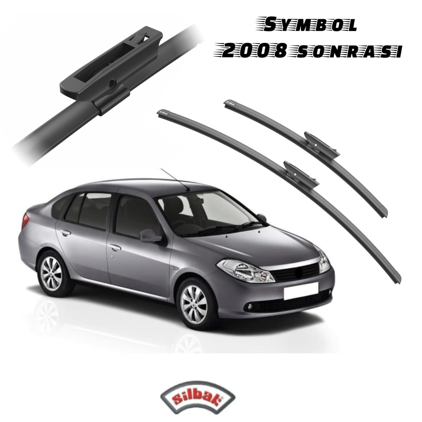 Renault Symbol Ön Silecek Takımı 60*40 cm Silbak Muz Tip - 2008 Sonrası