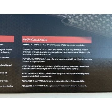 Perflex Ford Connect 3d X-Mat Havuzlu Paspas 2002-2013