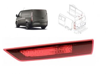 Ford Transit Custom Arka Tepe 3. Stop Lambası Çift Kapı Sağ  Otosan 2013-2018