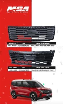 Ford Courier Ön Panjur  Siyah 2023-