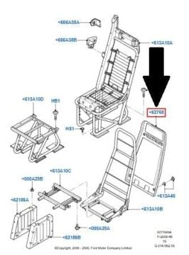 Ford Transit V184 - V347 Koltuk Sırt Kapak Plastiği 2008-2014