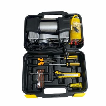 Metal Çift Silindirli  Hava Kompresörü   (Tamir Kitli ) 12 V /150 Psi