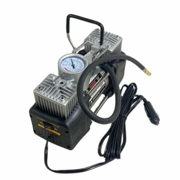 Metal Çift Silindirli  Hava Kompresörü   (Tamir Kitli ) 12 V /150 Psi