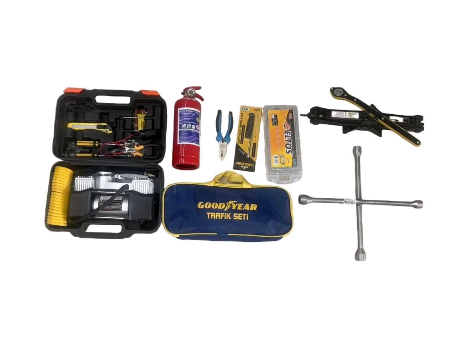 Oto İlk Yardım Tamir ve Kurtarma Seti (Tam Set) 2