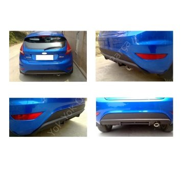 Ford Fiesta Arka Tampon Alt Deflektör Difüzör Sport Tip 2008-2017