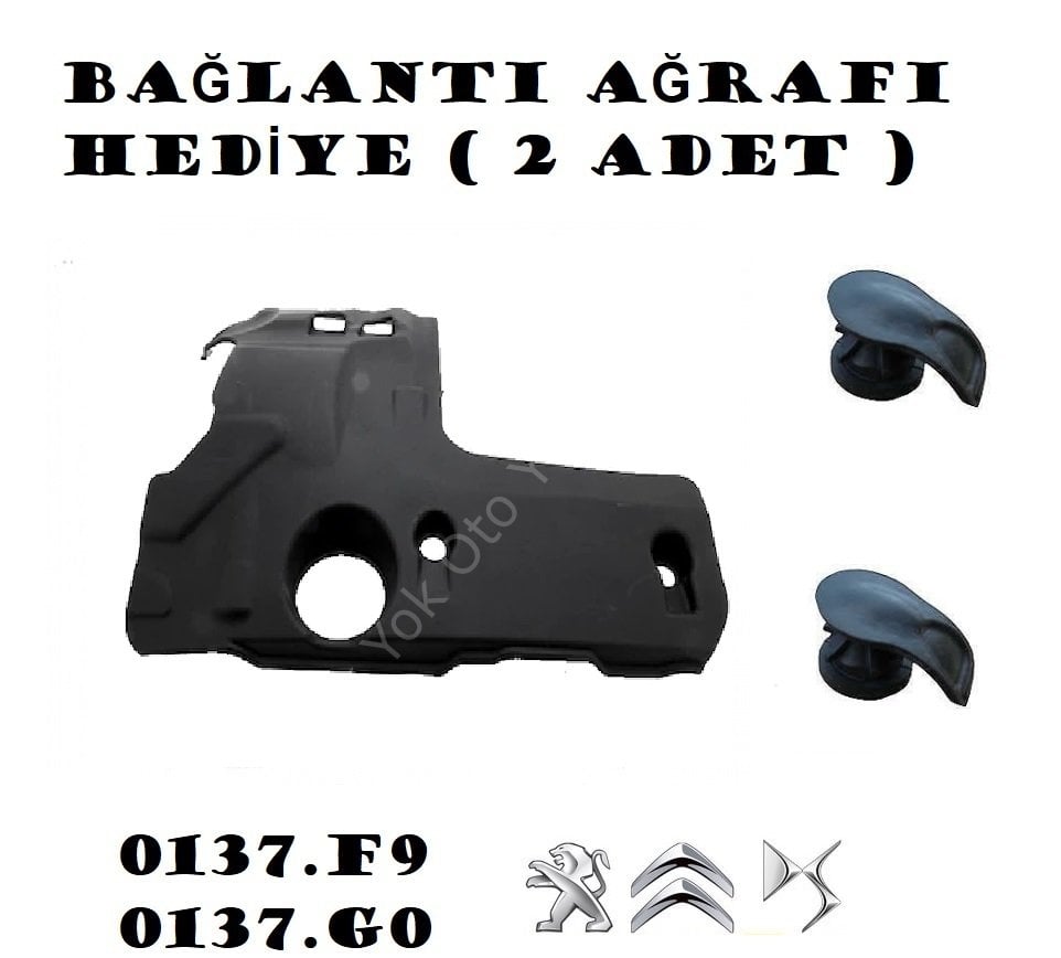 Peugeot P207 P208 P301 P508 1.6 Euro Motor Üst Koruma Kapağı
