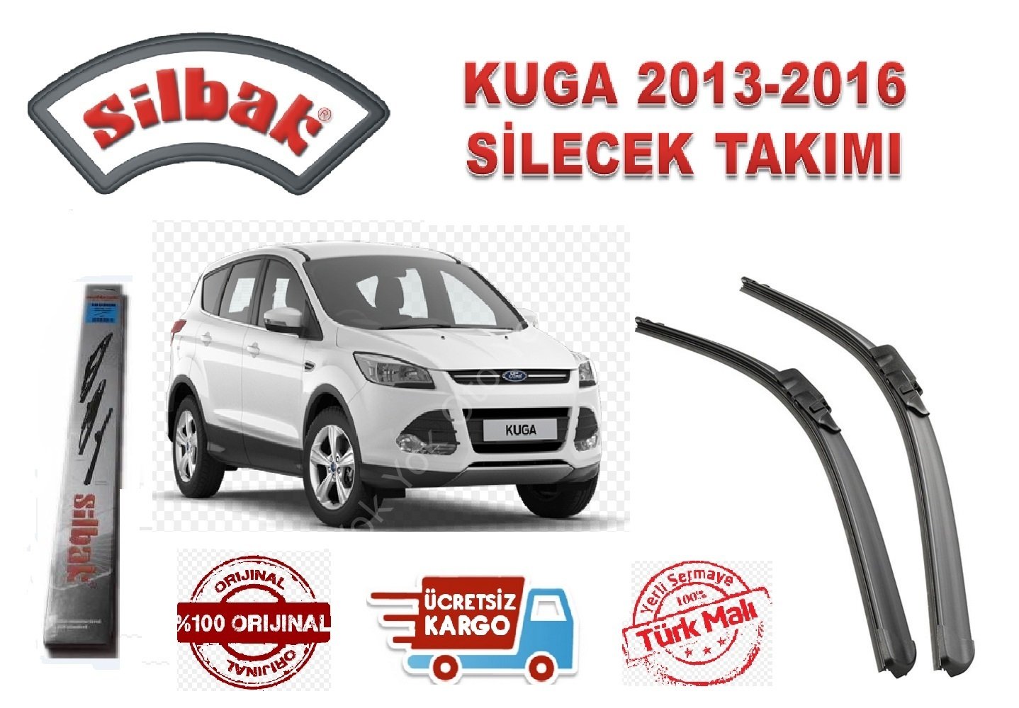 Kuga Silecek Süpürge Takımı Silbak 2012-2016
