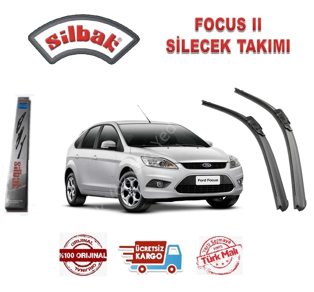 Focus 2 2,5 Ön Silecek Süpürge Takımı 2 Adet Silbak 2005-2011