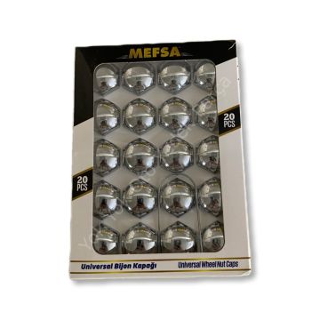 19 Mm Bijon Somun Krom Kaplama