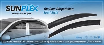 Ford Fiesta Cam Rüzgarlığı 4'lü Set 2009-2020